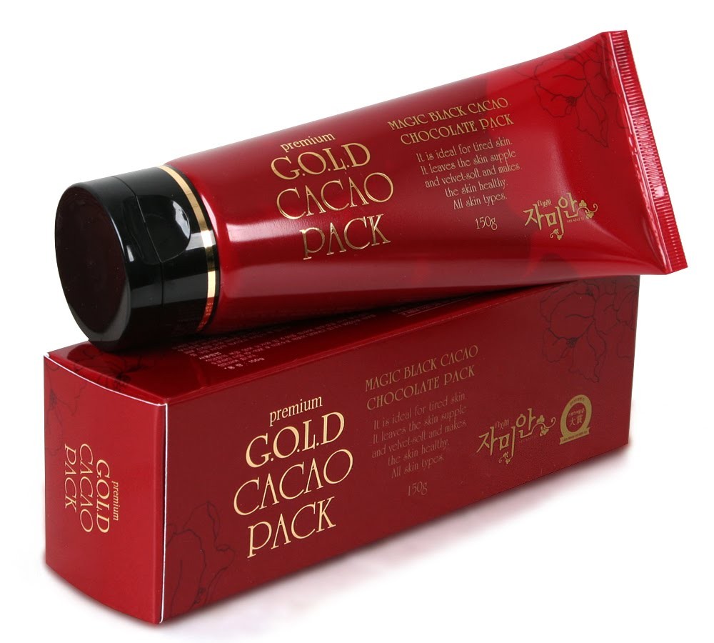 Zamian gold cacao mask - csokis arcmaszk